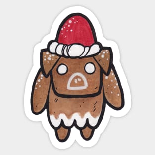 Gingerbread Pig Fanart Sticker